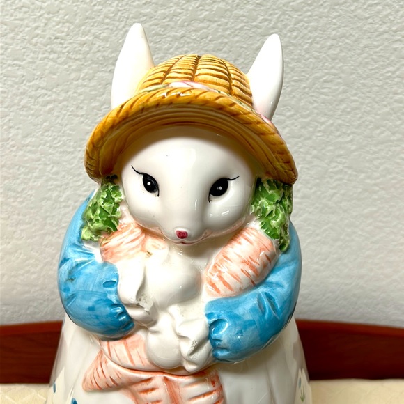 Easter Cookie Jar Bunny Rabbit - Picture 2 of 10